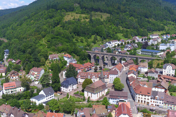 Eisenbahnviadukt Hornberg Copyright: (Mit freundlicher Genehmigung der Stadt Hornberg)